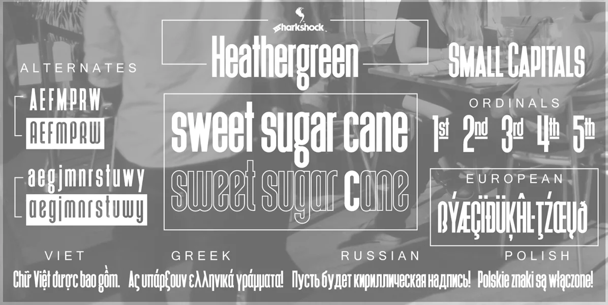 Heathergreen Font preview 2