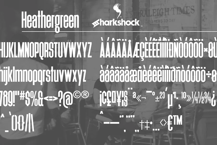 Heathergreen Font preview 3