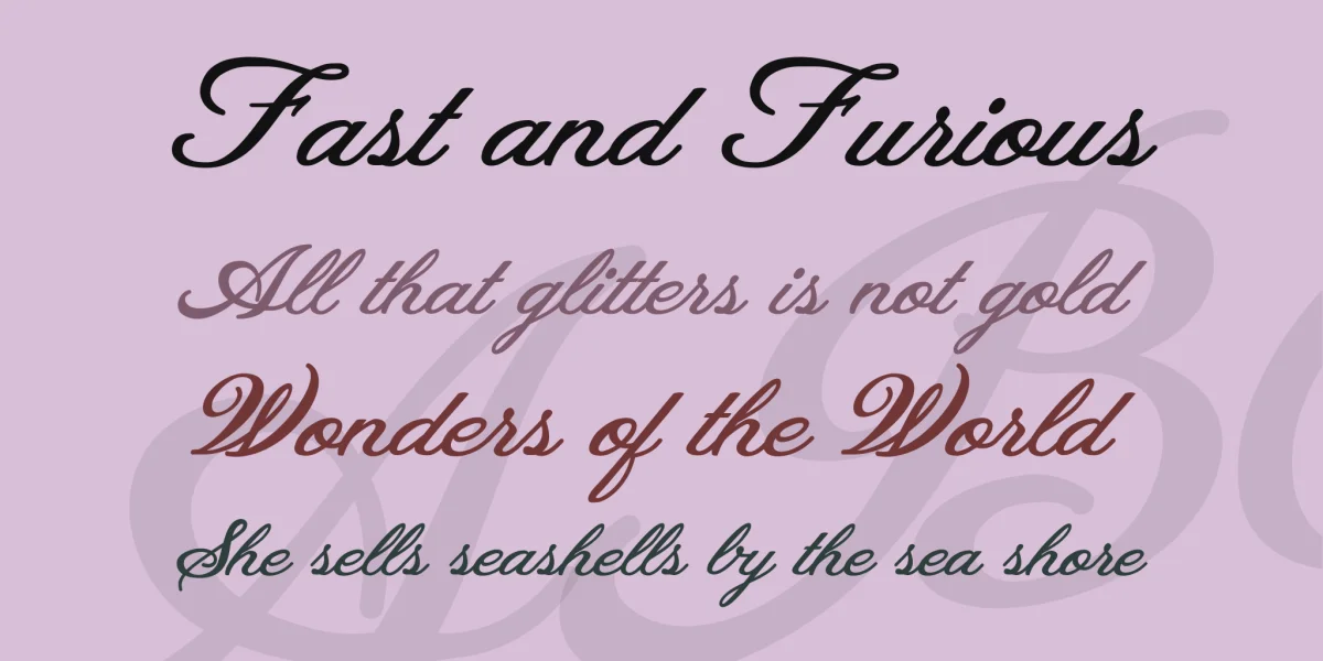 Heaven Matters Personal Use Font preview 2