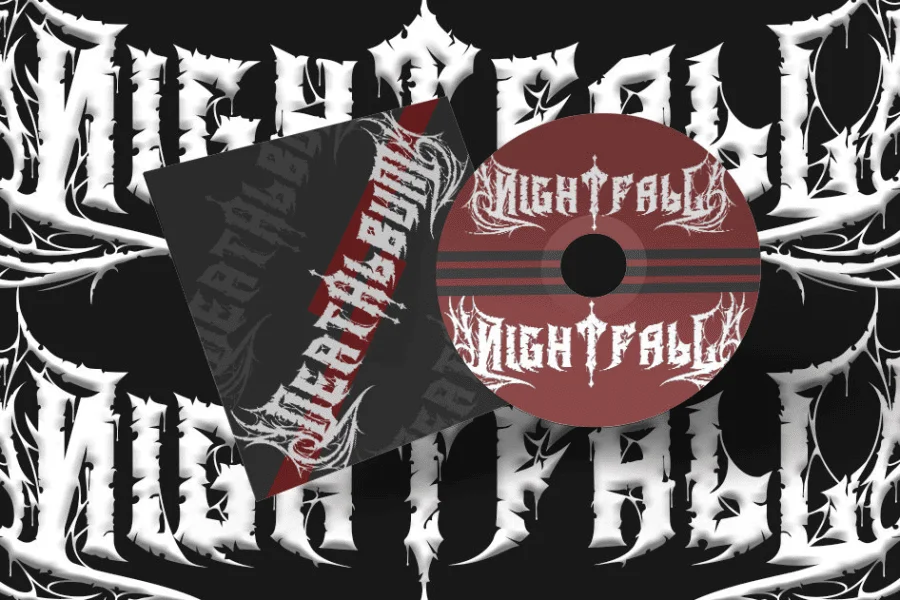 Heavytal-Personal use Font preview 13