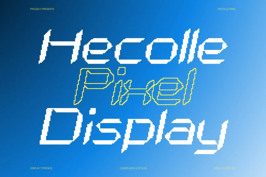 Hecolle Pixel Font