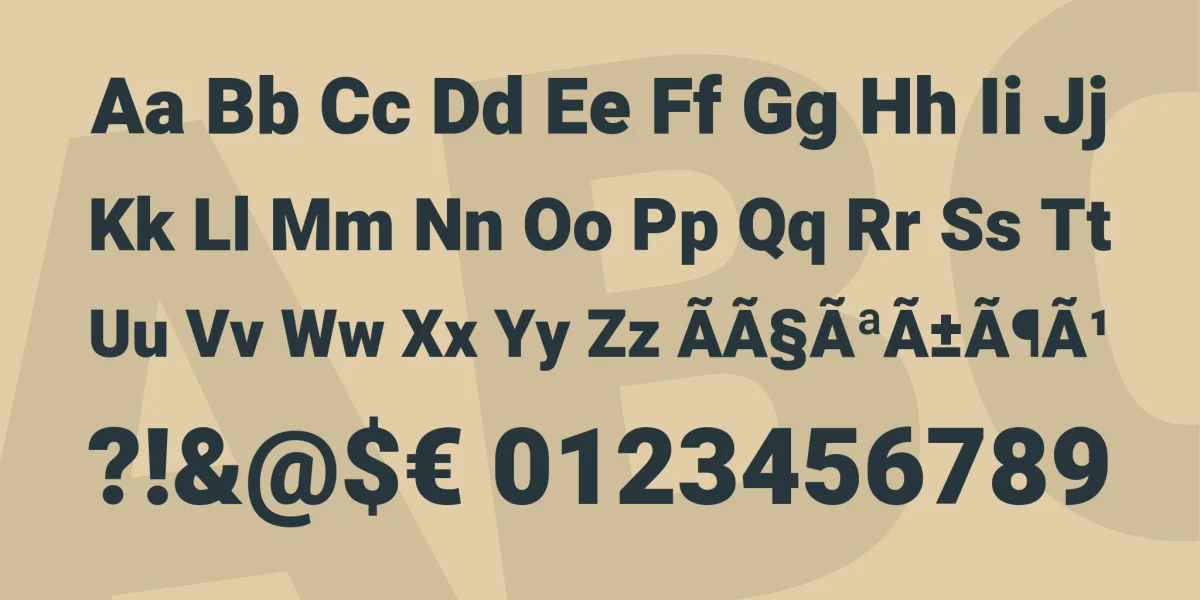 Heebo Font Family preview 4