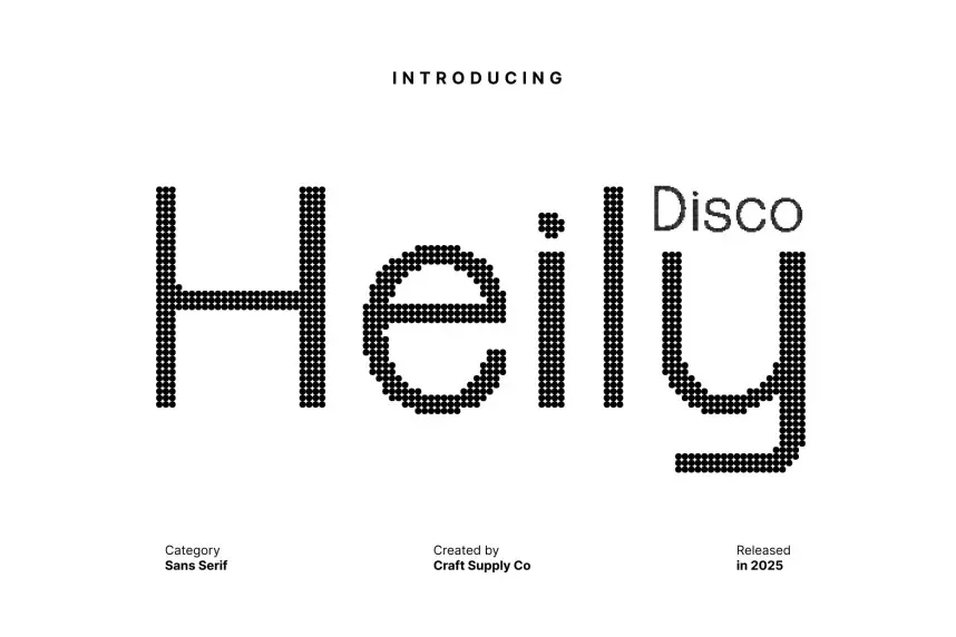 Heily Disco Font
