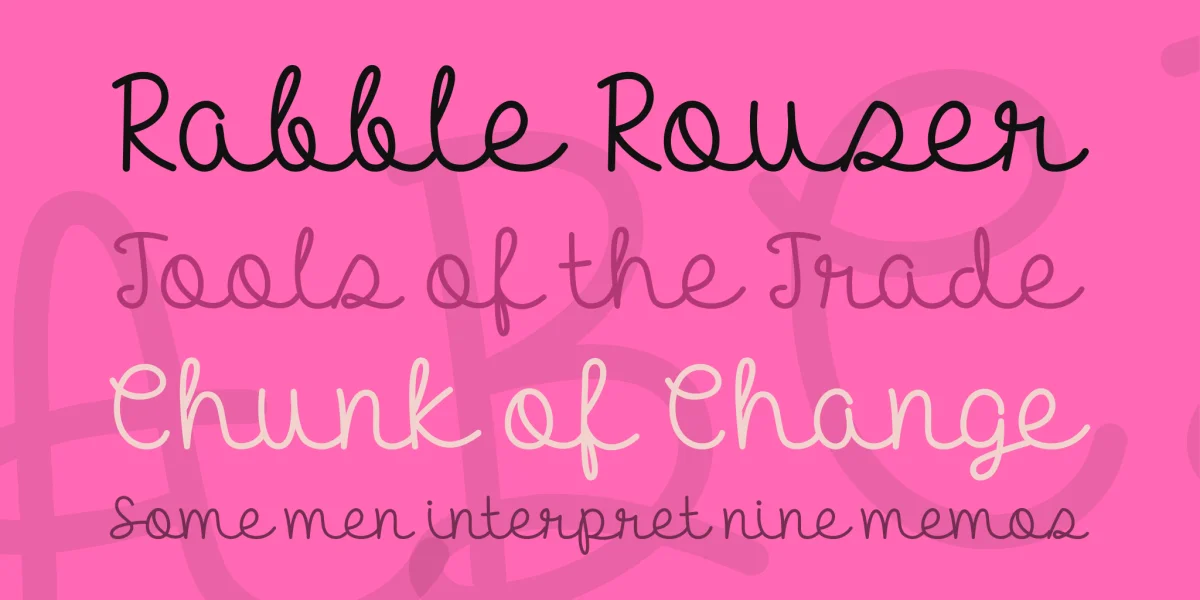 Hello Heartache Font preview 3