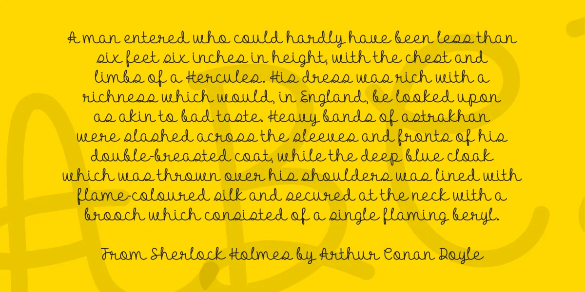 Hello Heartache Font preview 5