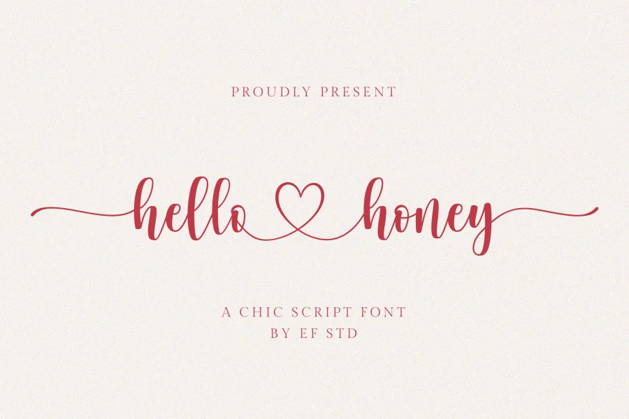 hello honey - Personal Use Font