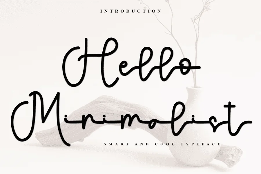 Hello Minimalist Font