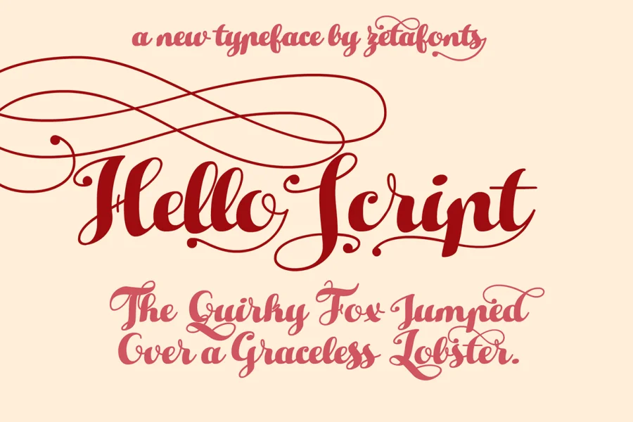 Hello Script Font