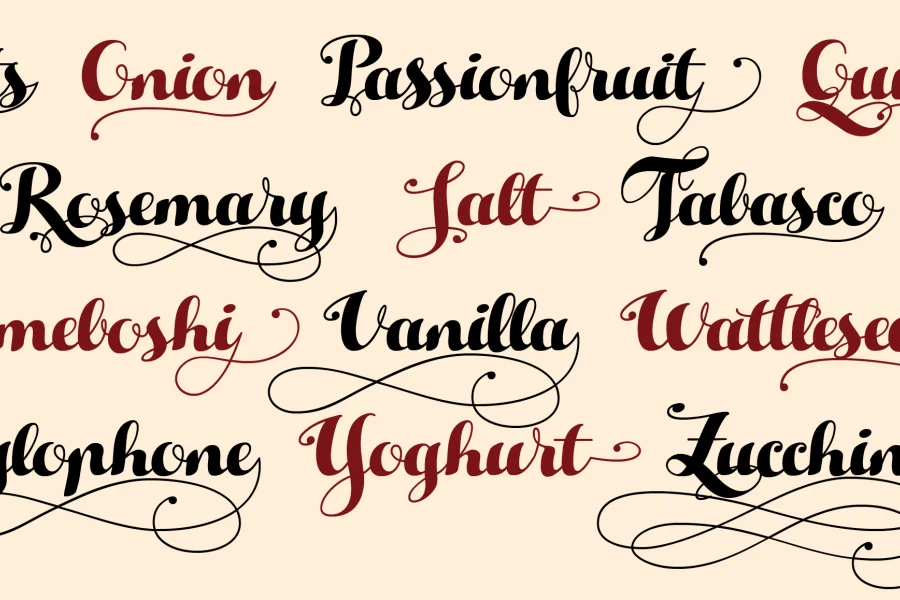 Hello Script Font preview 3