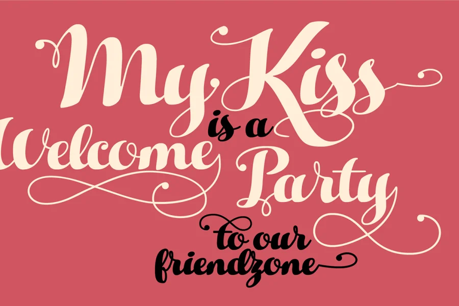 Hello Script Font preview 4
