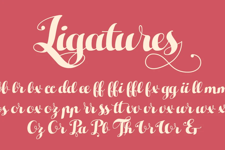 Hello Script Font preview 6