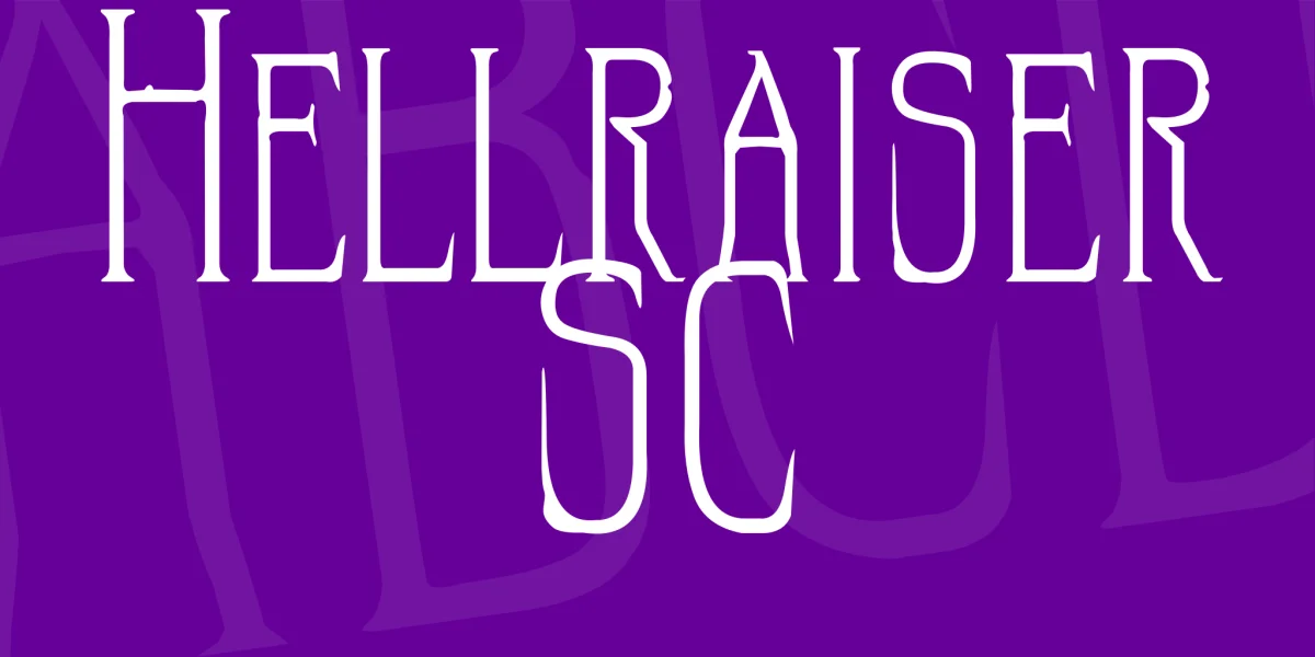Hellraiser SC Font