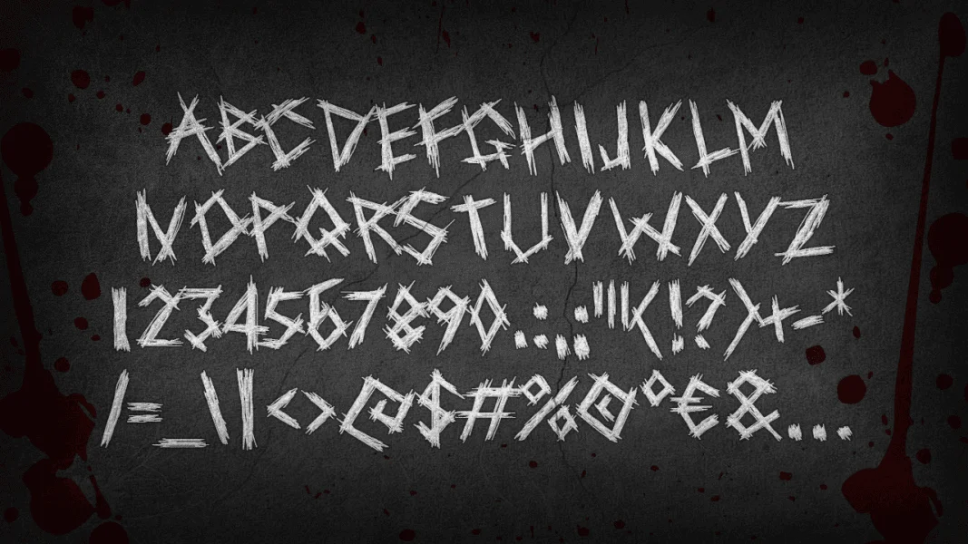 Help Me Font preview 3
