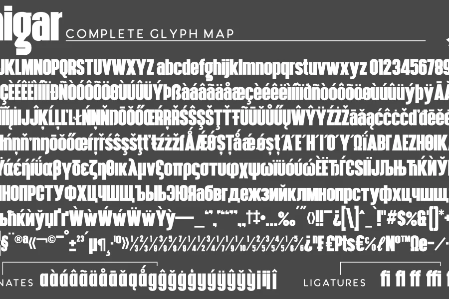 Hennigar Font preview 2