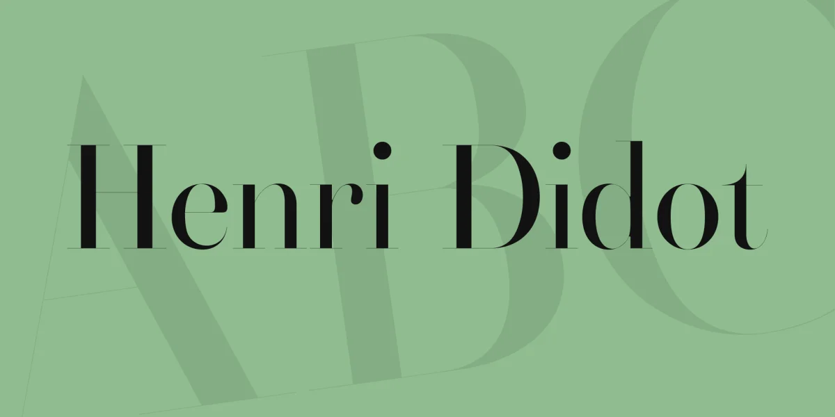 Henri Didot Font