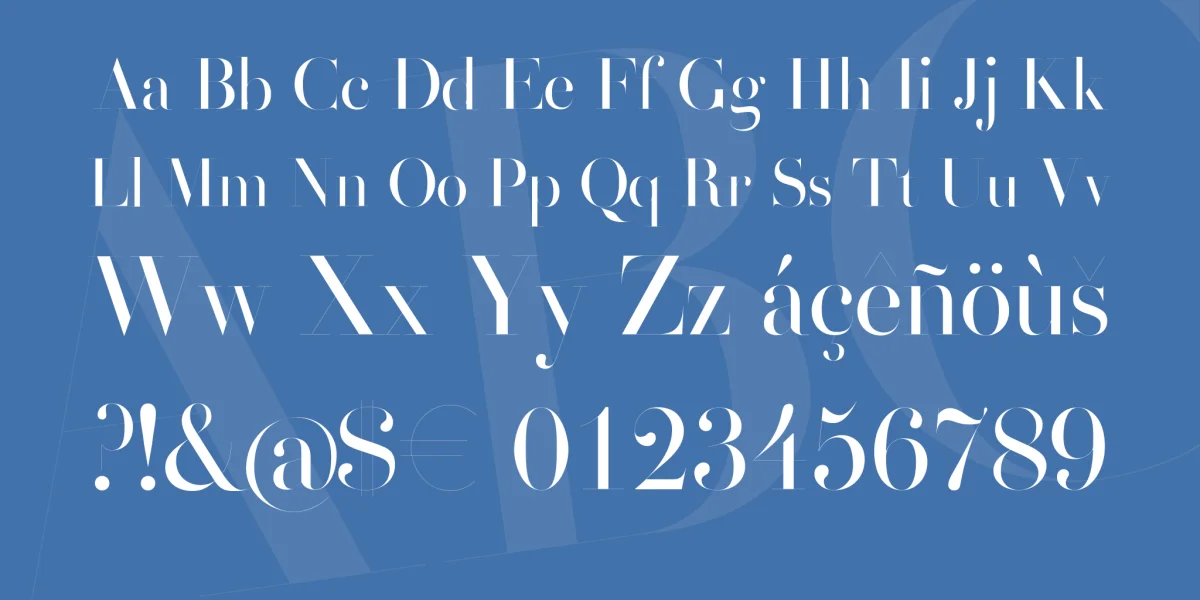 Henri Didot Font preview 3