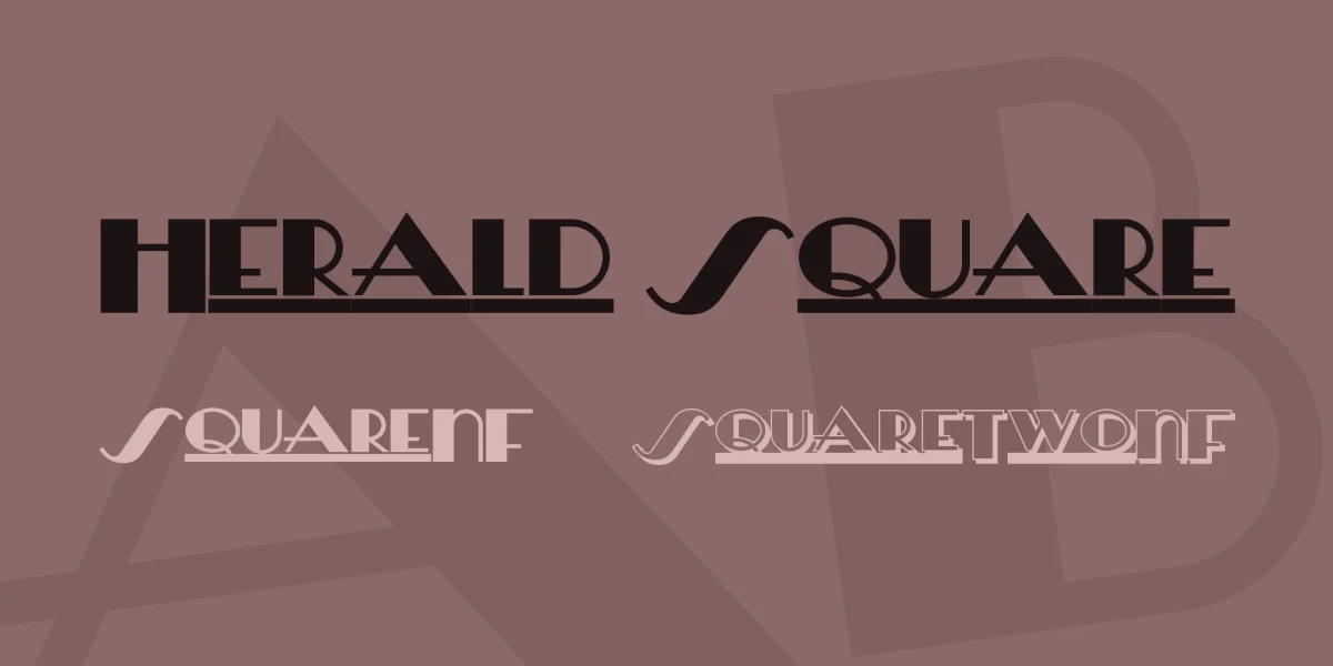 Herald Square Font Family