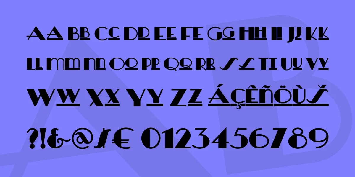 Herald Square Font Family preview 2