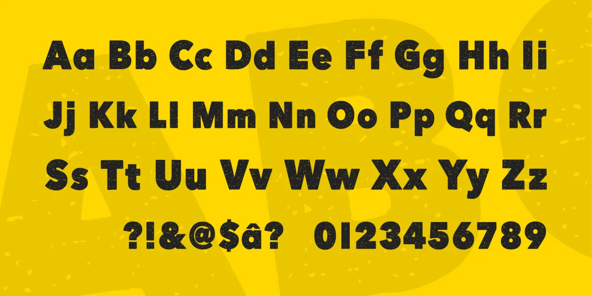 Here Just Now Font Family preview 6