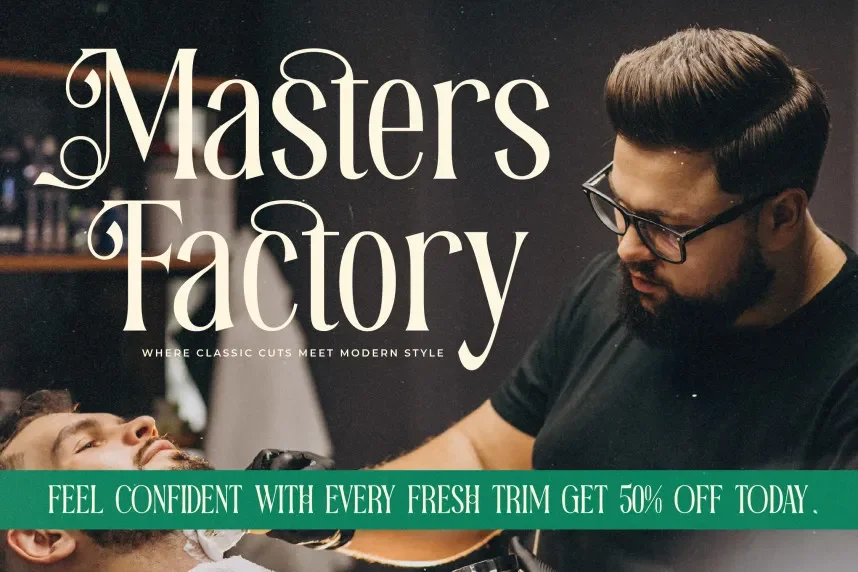 Heritage Milano Font preview 5