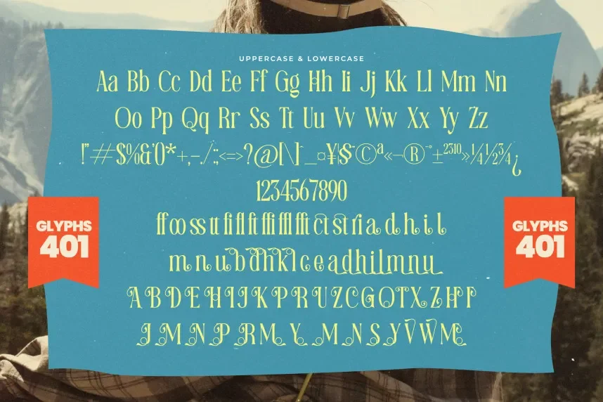 Heritage Milano Font preview 6