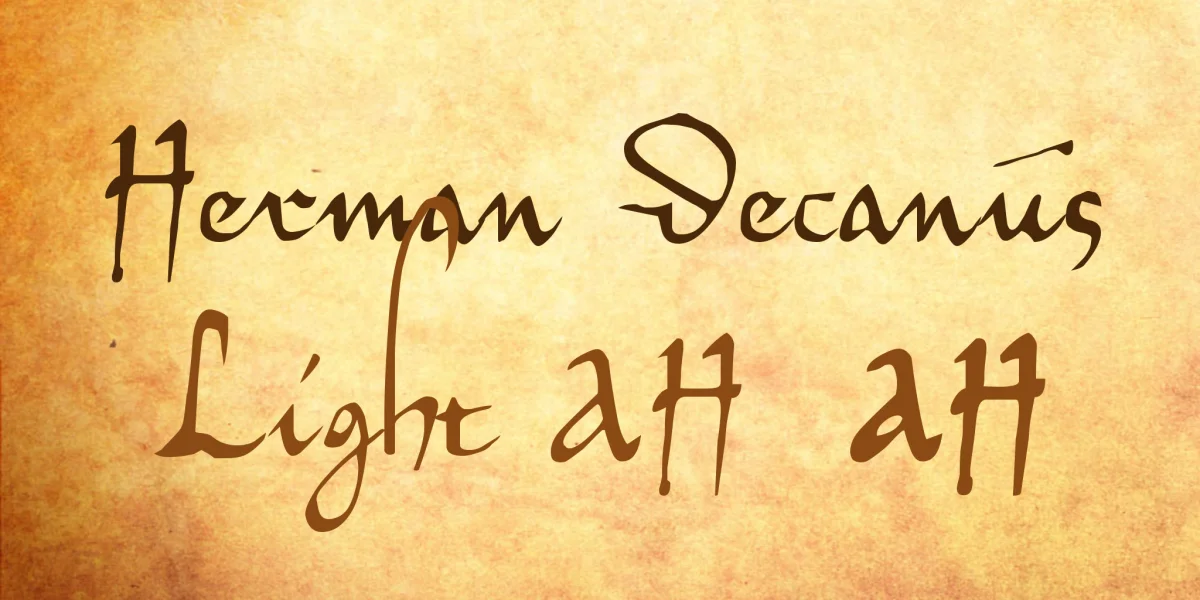 Herman Decanus Font Family
