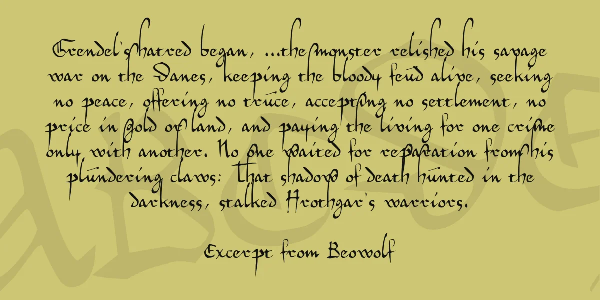 Herman Decanus Font Family preview 3