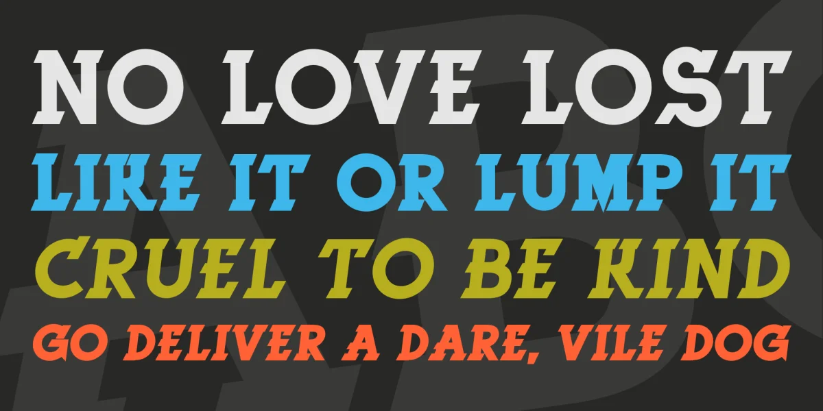 Herne Font Family preview 2