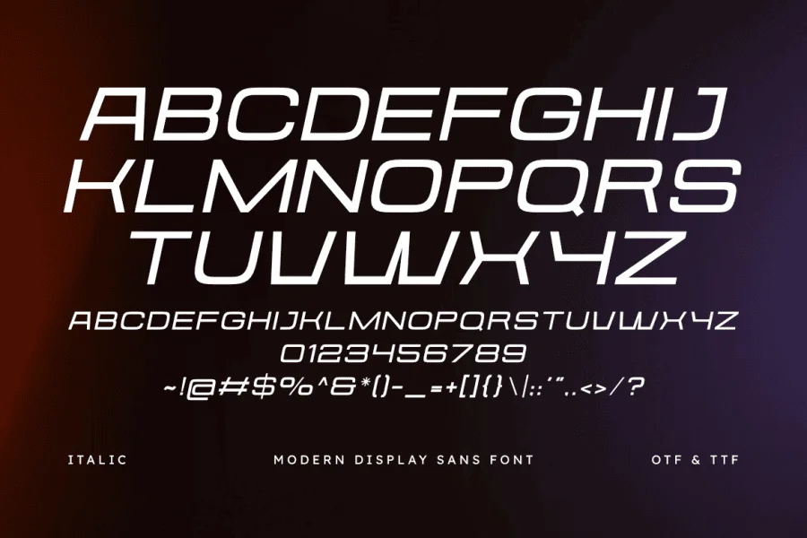 Heroic Font preview 3