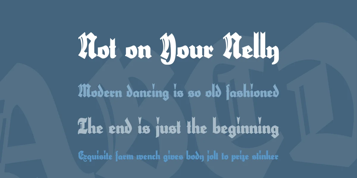 Herzog Von Graf Font preview 2