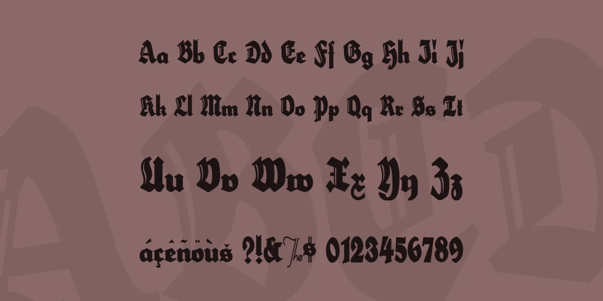 Herzog Von Graf Font preview 4