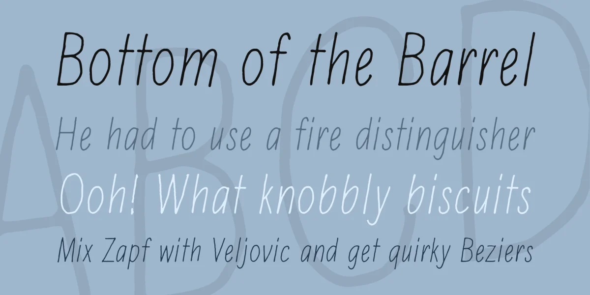 Hidden meanings Font preview 4