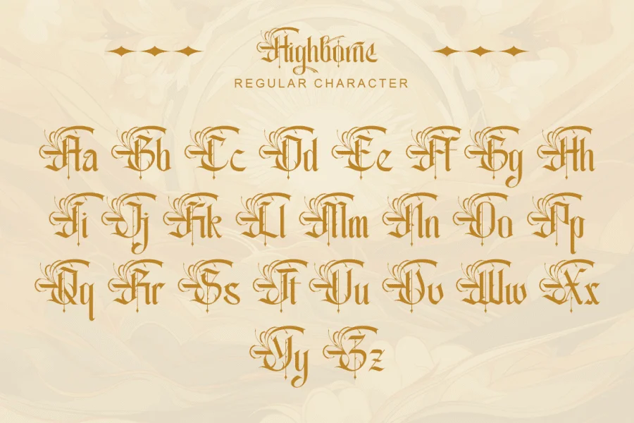 Highcrest - Personal use Font preview 11
