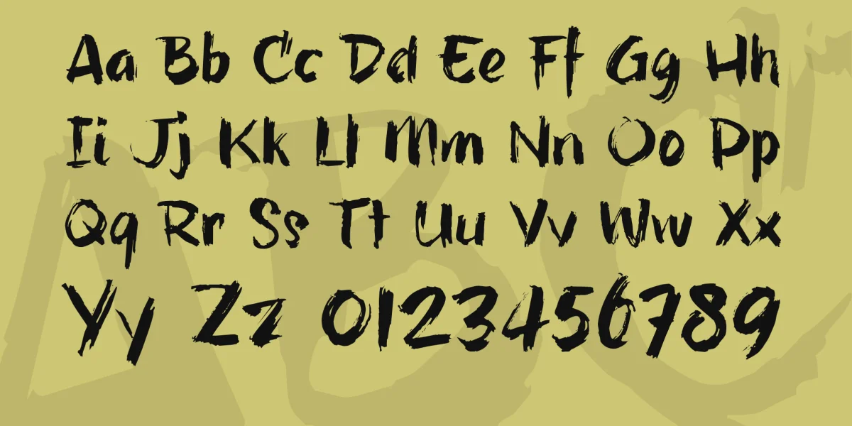 hillBelly_TRIAL Font preview 4