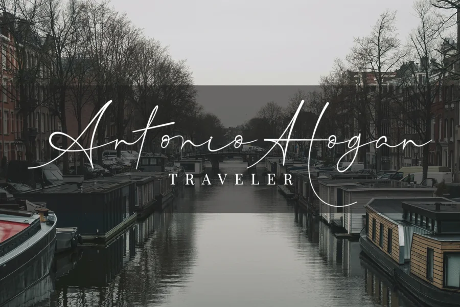 Hillonest Signature Font preview 10