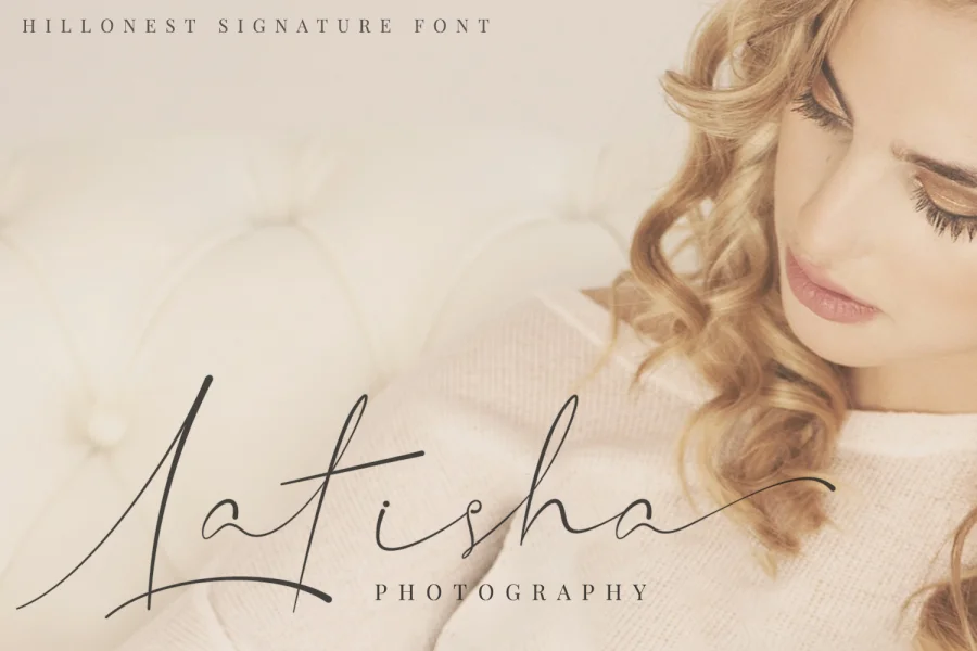 Hillonest Signature Font preview 9