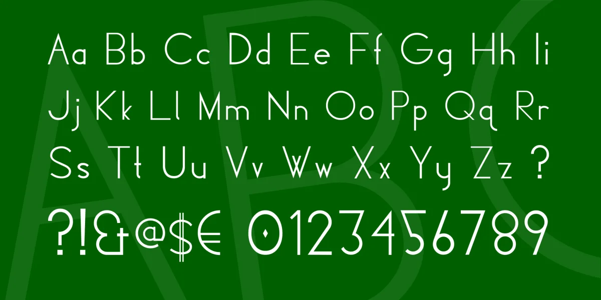 HiLo-Deco Font preview 4