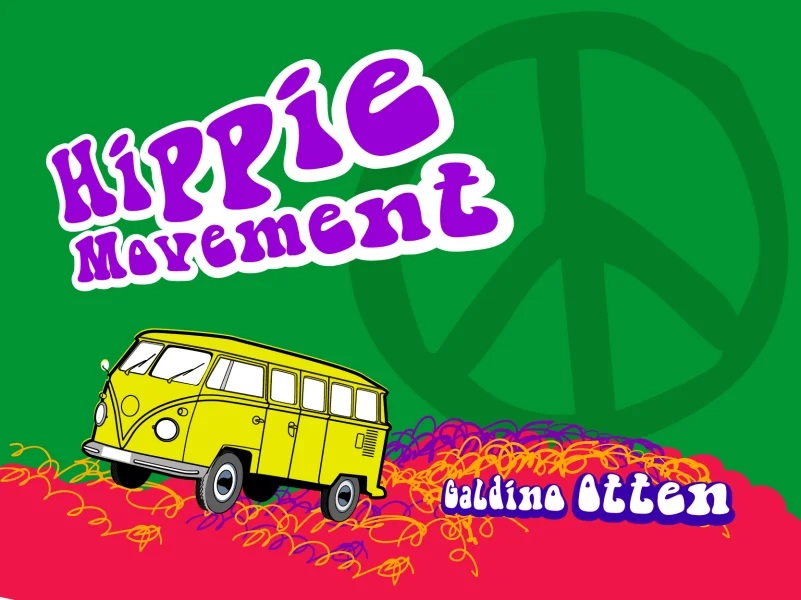 Hippie movement Font preview 2