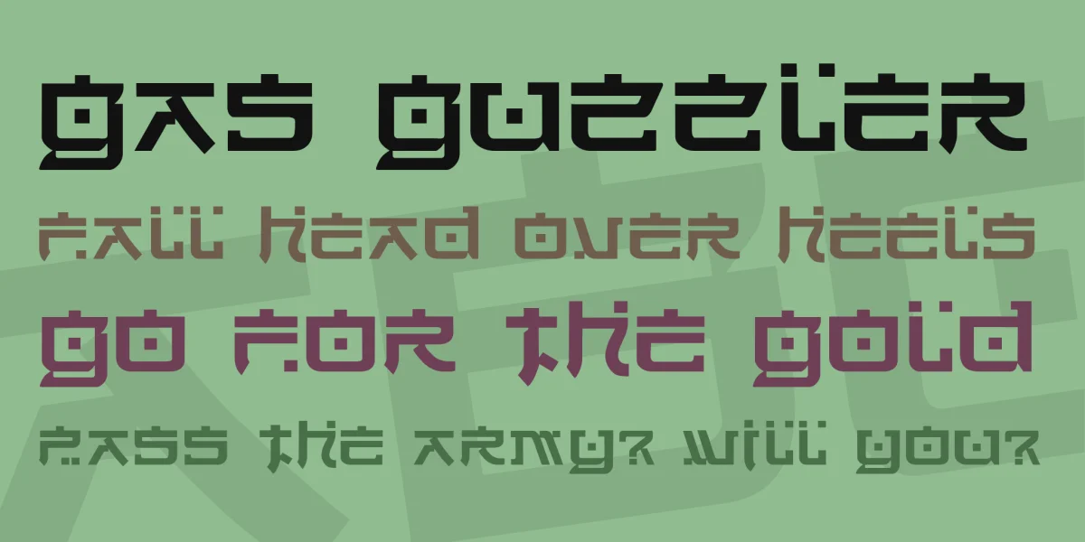 Hirosh Font preview 2
