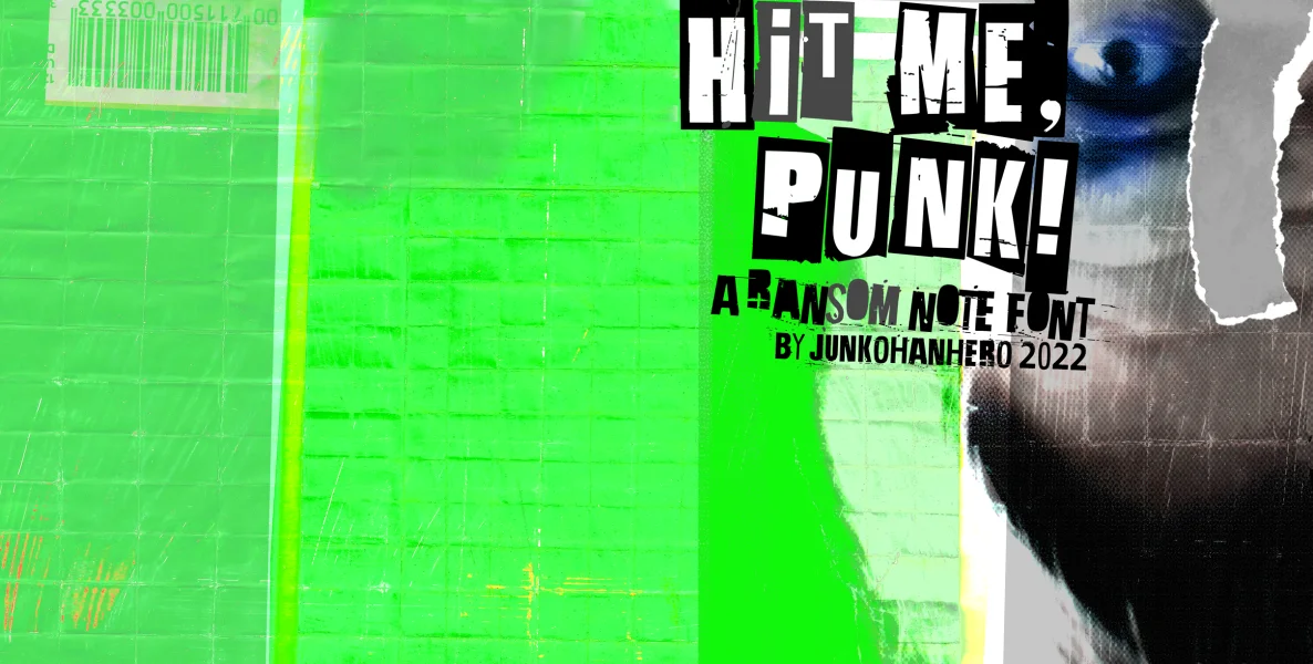 Hit me, punk! Font Family