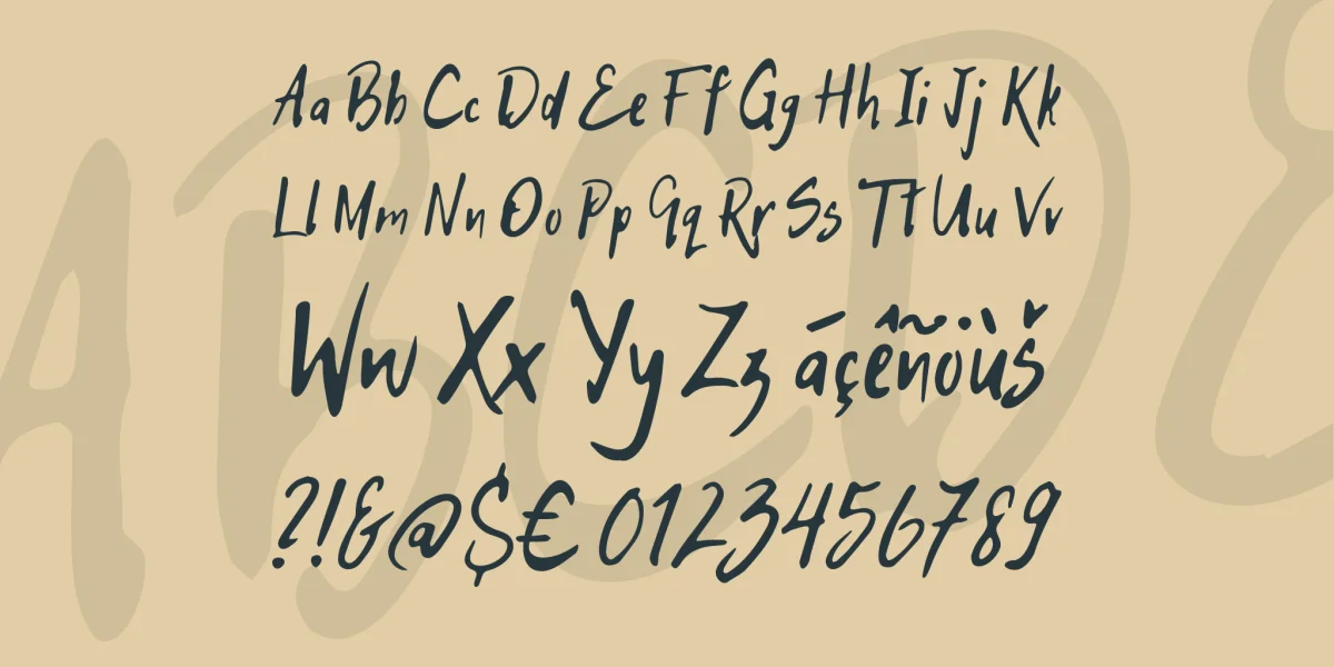 Hitch Hike Font preview 5