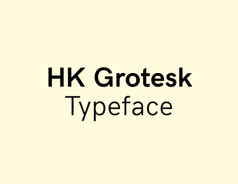 HK Grotesk Font Family