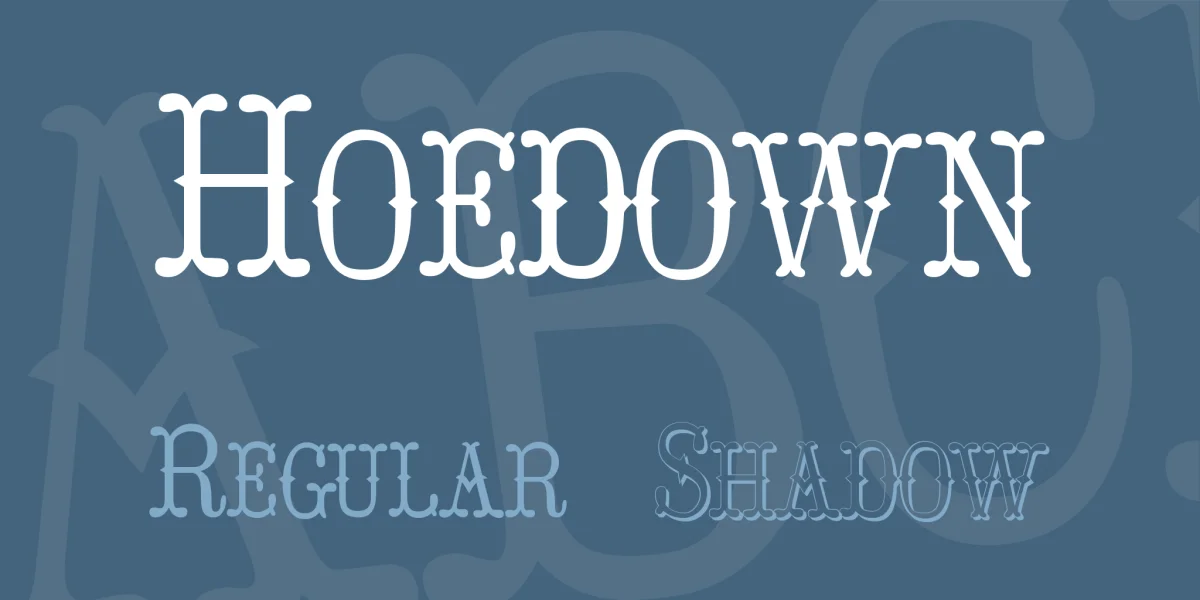 Hoedown Font Family
