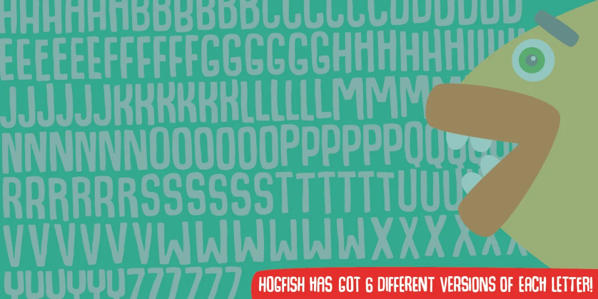 Hogfish DEMO Font preview 3