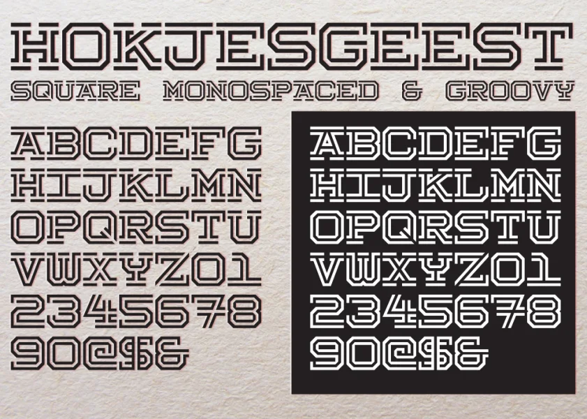 Hokjesgeest Font