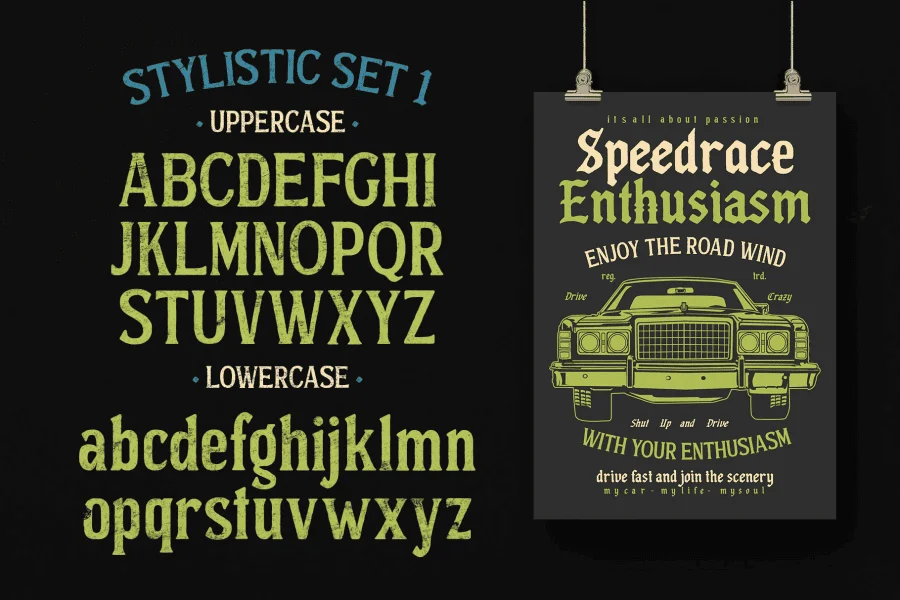 Hold Money Font preview 8