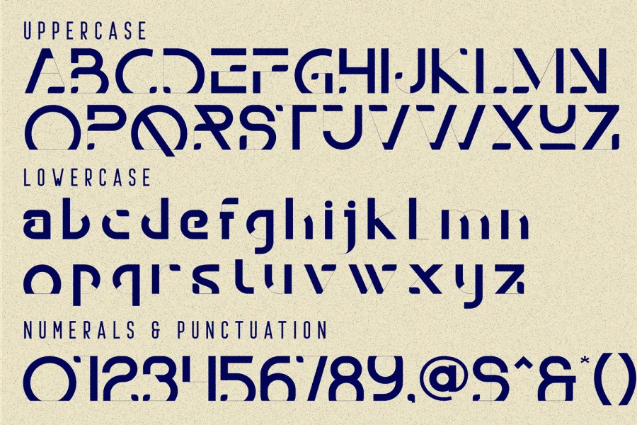 HOLDING ESSENCE DEMO Font preview 7