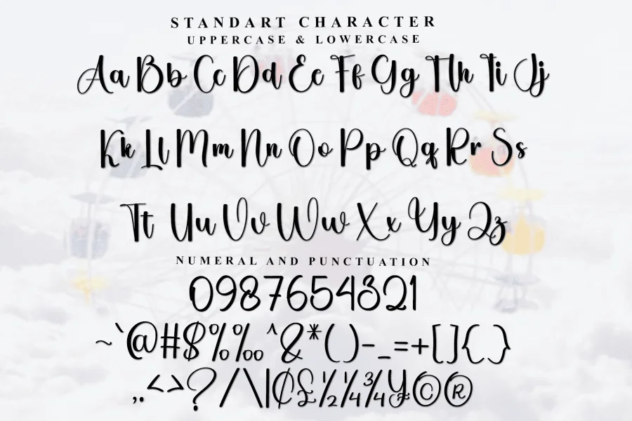 Holiday Amsterdam Font preview 5