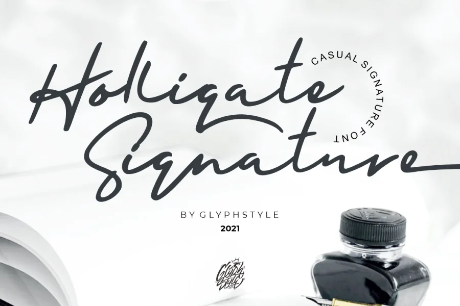 Holligate Signature Demo Font