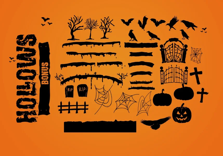 Hollows Free Font preview 5